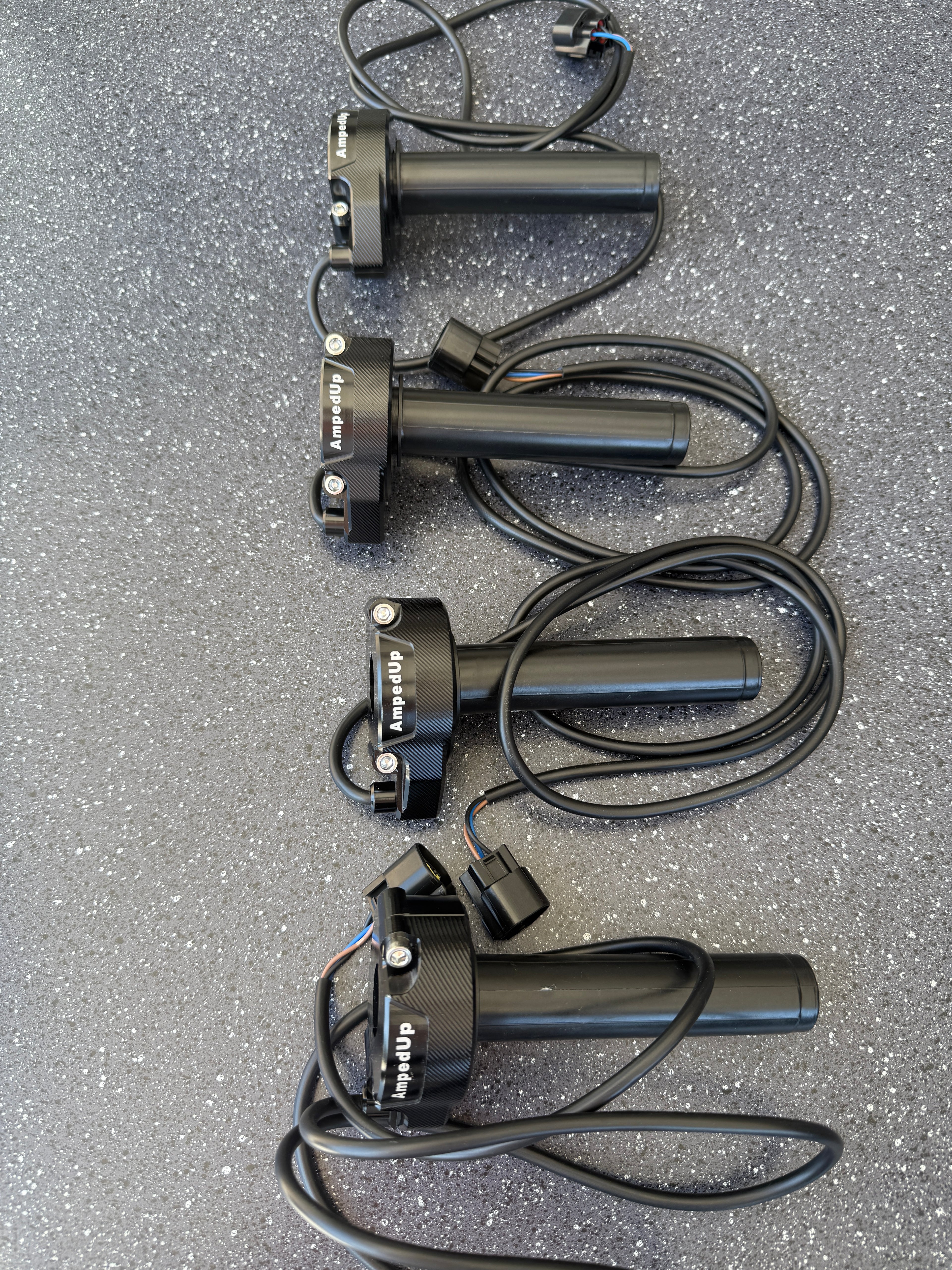 Custom Lasered AmpedUp Premium Full Twist Throttle