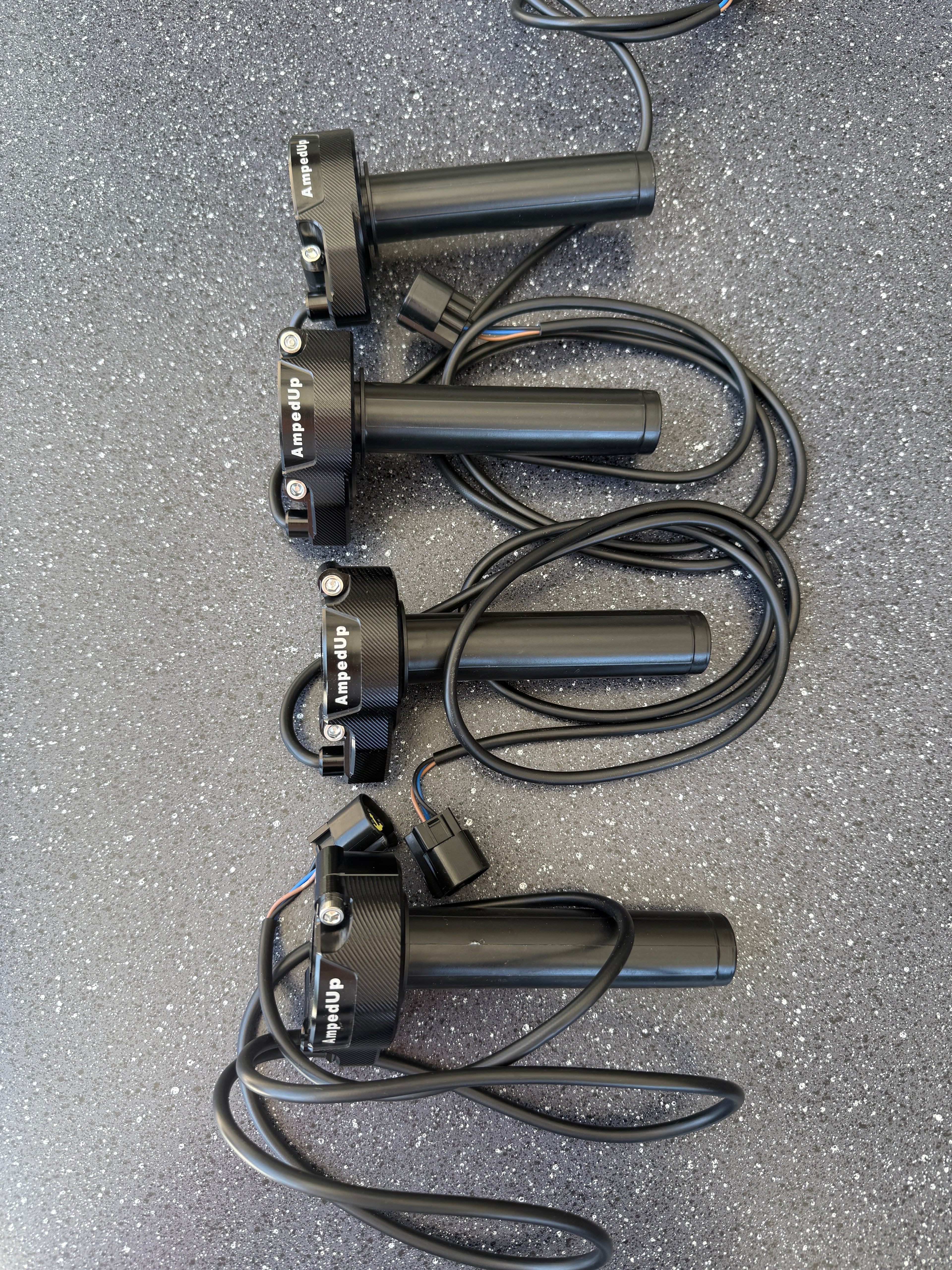 Custom Lasered AmpedUp Premium Full Twist Throttle